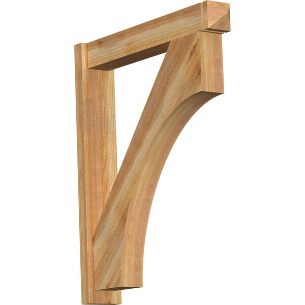 Ekena Millwork Westlake Arts & Crafts Rough Sawn Outlooker, Western Red Cedar, 6"W x 34"D x 40"H OUT06X34X40WTL03RWR - main